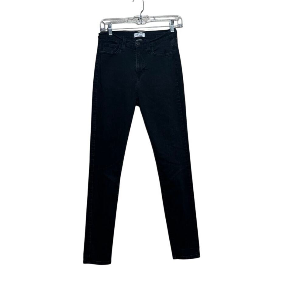 Judy Blue Black Skinny Jeans High Rise Size 9/29 Made in USA Stretch Denim